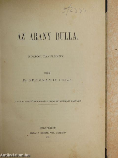 Az arany bulla