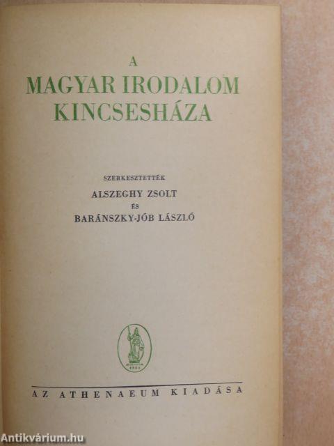 A magyar irodalom kincsesháza (Dr. Castiglione László könyvtárából)