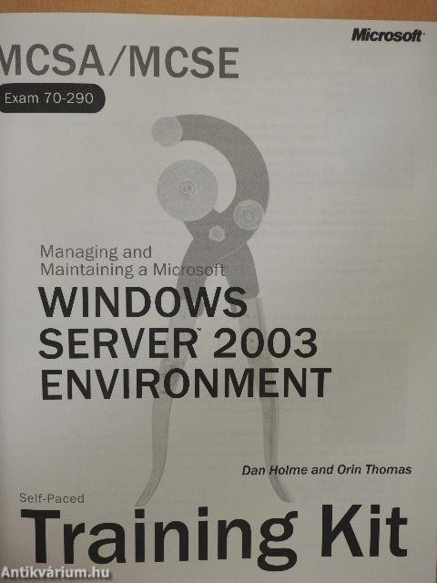 Managing and Maintaining a Microsoft Windows Server 2003 Environment - CD-vel