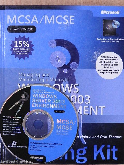 Managing and Maintaining a Microsoft Windows Server 2003 Environment - CD-vel