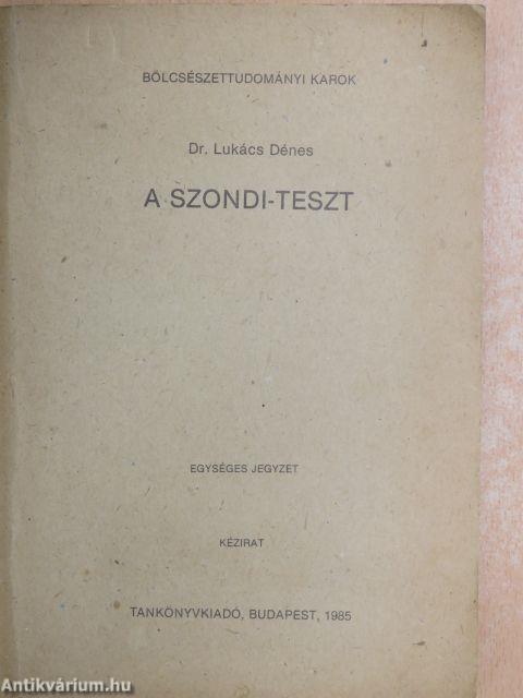 A Szondi-teszt