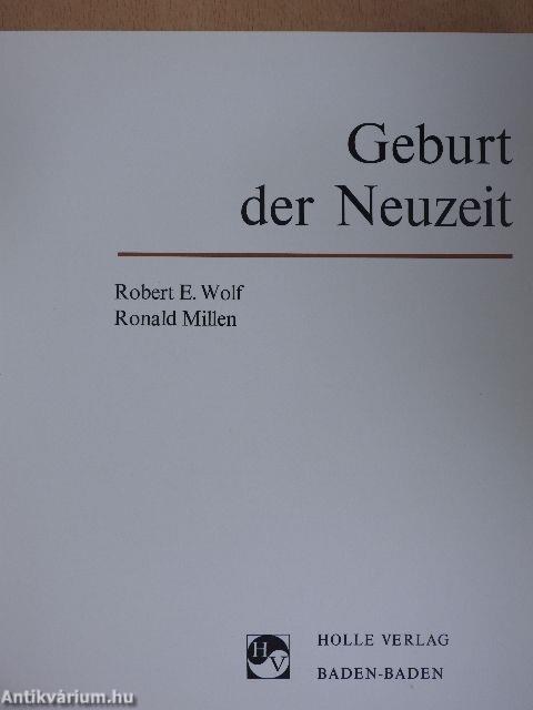 Geburt der Neuzeit