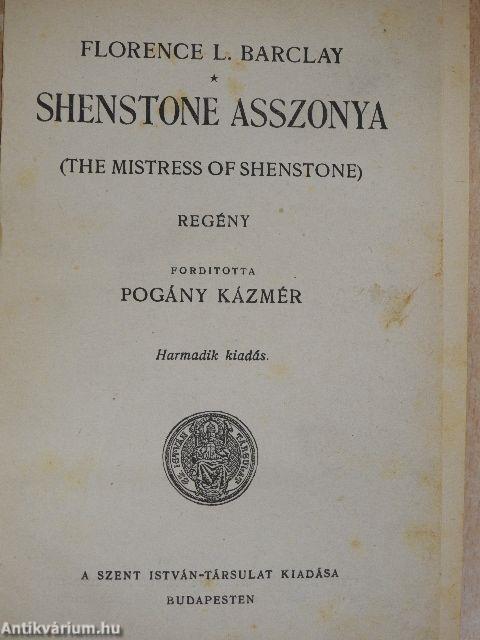 Shenstone asszonya