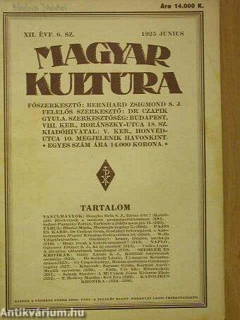 Magyar Kultúra 1925. június