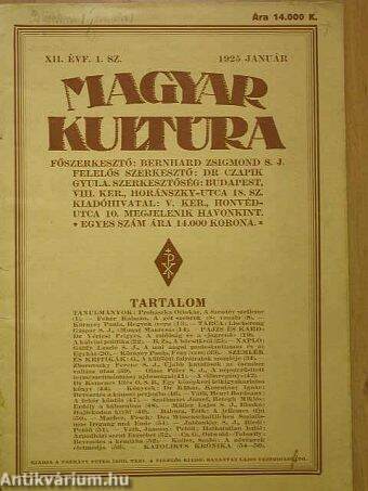 Magyar Kultúra 1925. január