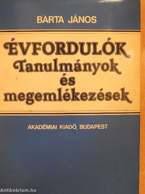 Évfordulók