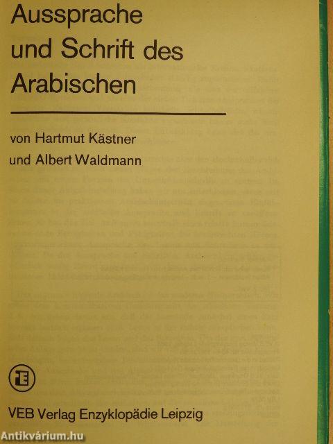 Aussprache und Schrift des Arabischen