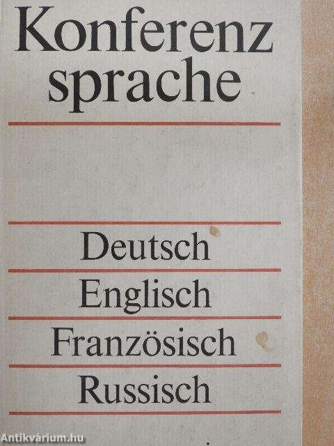 Konferenzsprache