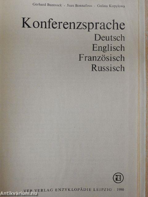 Konferenzsprache