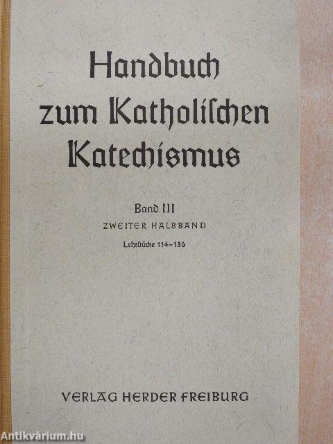 Handbuch zum Katholischen Katechismus 3/2 (töredék)