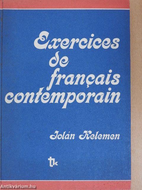 Exercices de francais contemporain