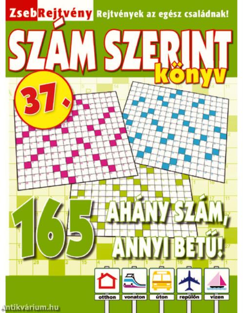 ZsebRejtvény SZÁM SZERINT Könyv 37