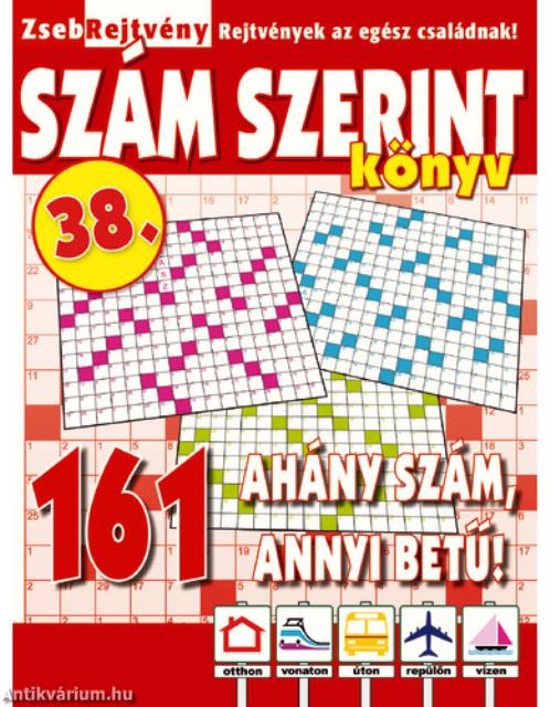 ZsebRejtvény SZÁM SZERINT Könyv 38