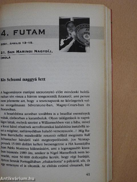 Forma-1 napló 2001