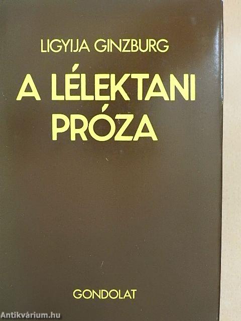 A lélektani próza