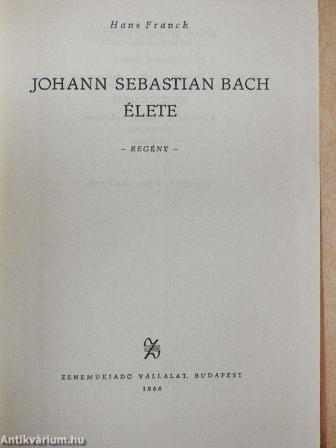 Johann Sebastian Bach élete