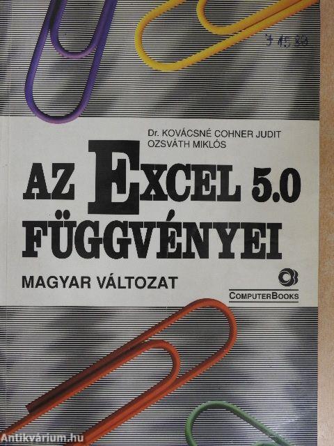 Az Excel 5.0 függvényei