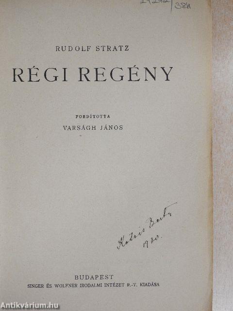 Régi regény