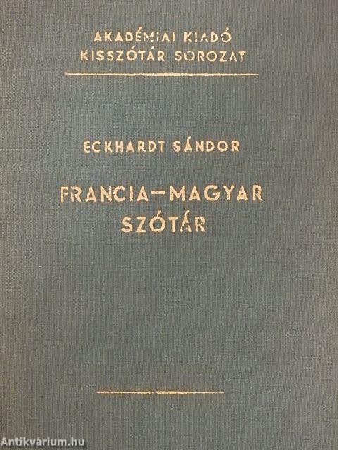 Francia-magyar szótár