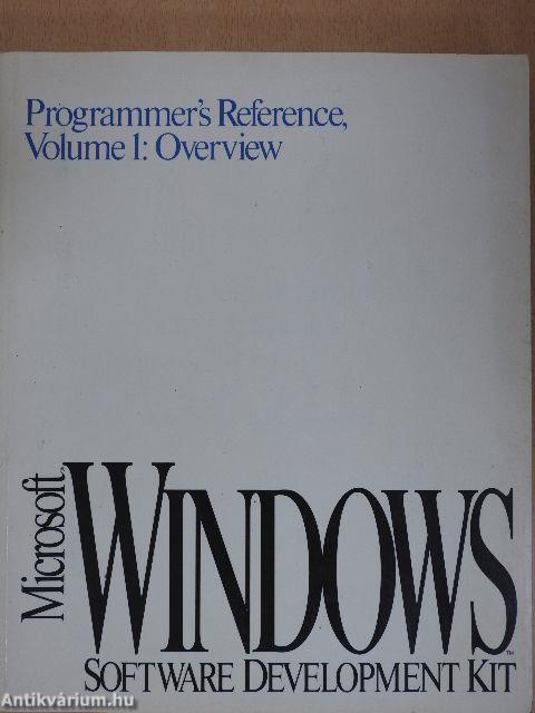 Microsoft Windows - Programmer's Reference 1: Overview