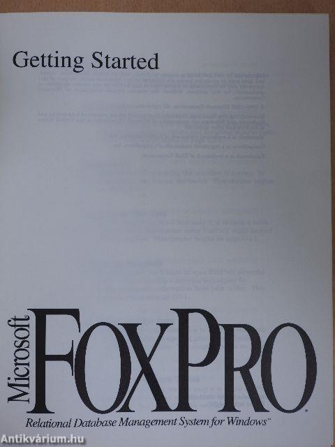 Microsoft FoxPro - Getting Started
