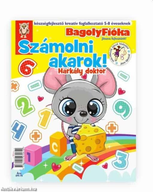 BagolyFióka - Számolni akarok! Harkály doktor Kreatív foglalkoztató füzet