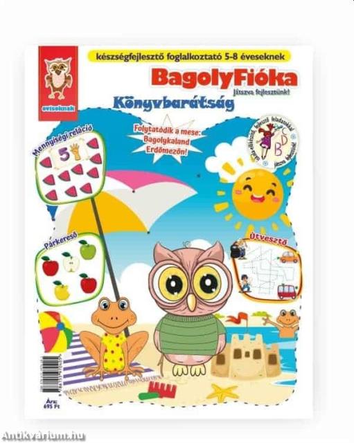 BagolyFióka - Könyvbarátság foglalkoztató füzet