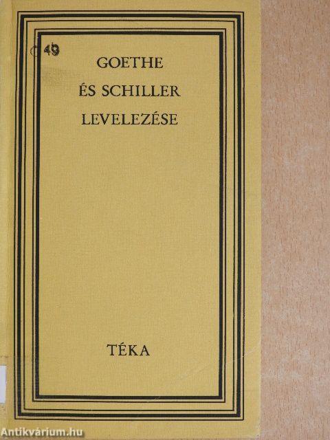 Goethe és Schiller levelezése