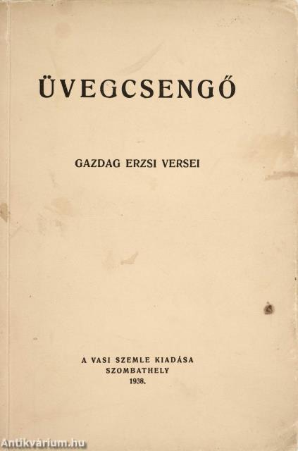 Üvegcsengő (dedikált példány)