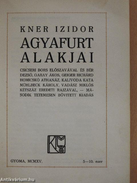 Kner Izidor agyafurt alakjai