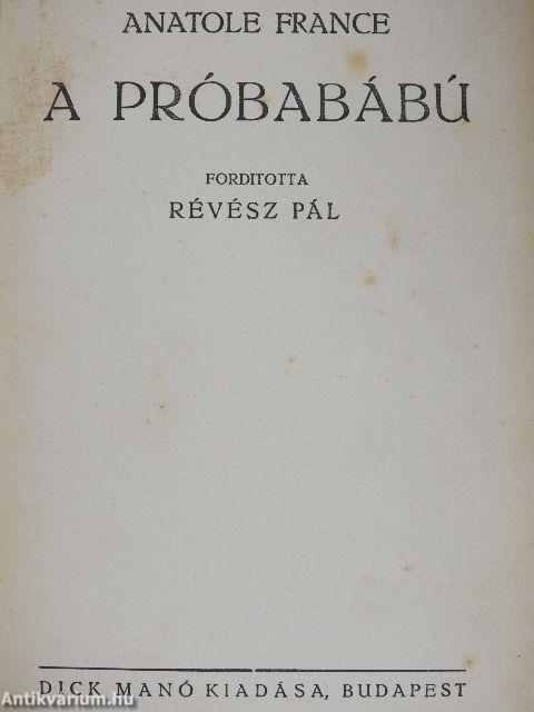 A próbabábú