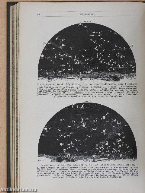 Természettudományi Közlöny 1928. január-december/Pótfüzetek a Természettudományi Közlönyhöz 1928. január-december