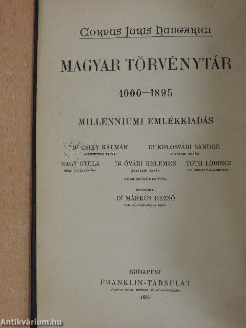 1875-1876. évi törvényczikkek