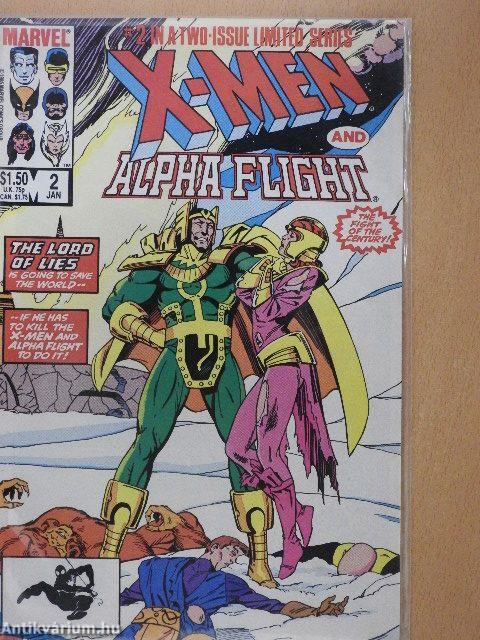 X-Men and Alpha Flight January, 1986.