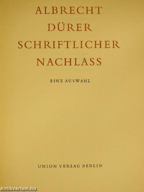 Schriftlicher Nachlass