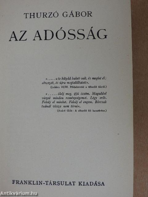 Az adósság