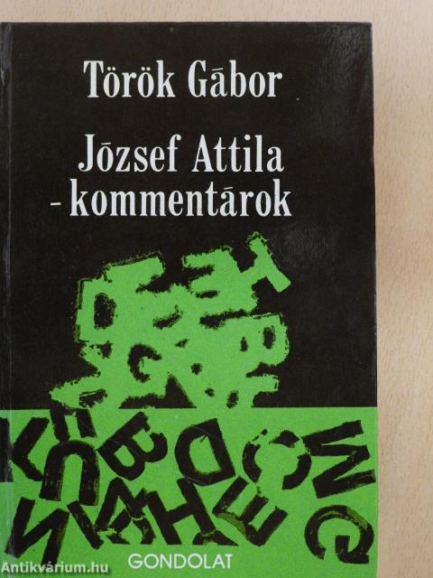 József Attila-kommentárok (dedikált példány)