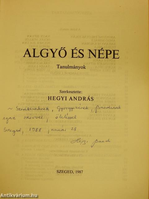 Algyő és népe (dedikált példány)