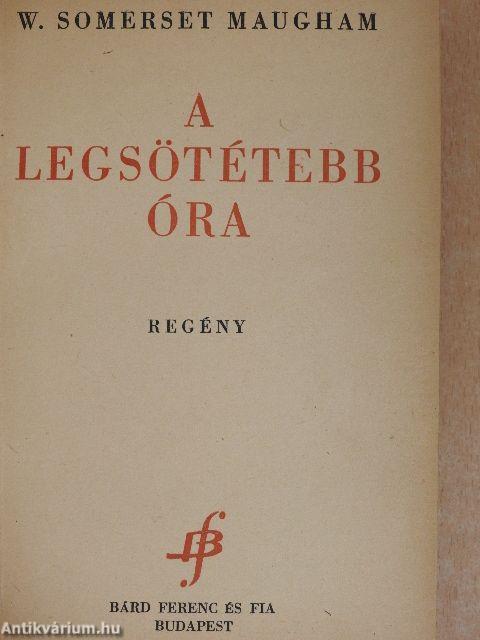 A legsötétebb óra