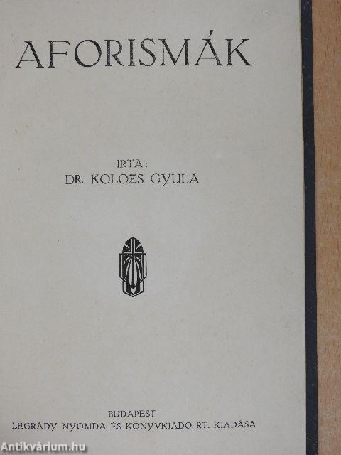 Aforismák