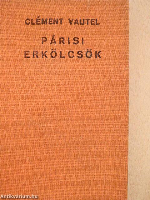Párisi erkölcsök