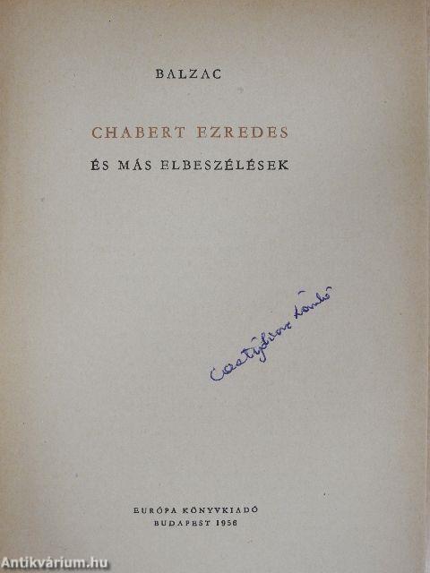 Chabert ezredes és más elbeszélések (Dr. Castiglione László könyvtárából)