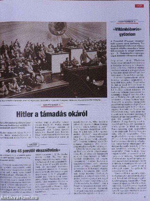 A második világháború krónikája (rossz állapotú)