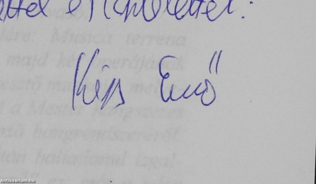 Vántus István (1935-1992) (dedikált példány)