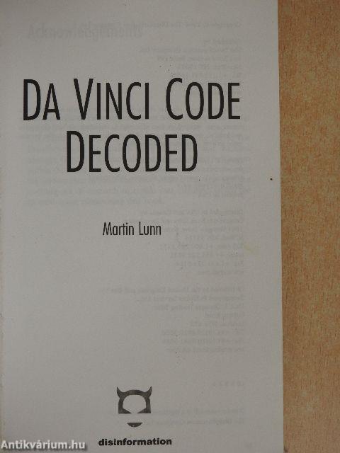 Da Vinci Code Decoded