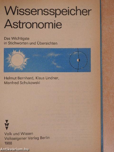 Wissensspeicher Astronomie