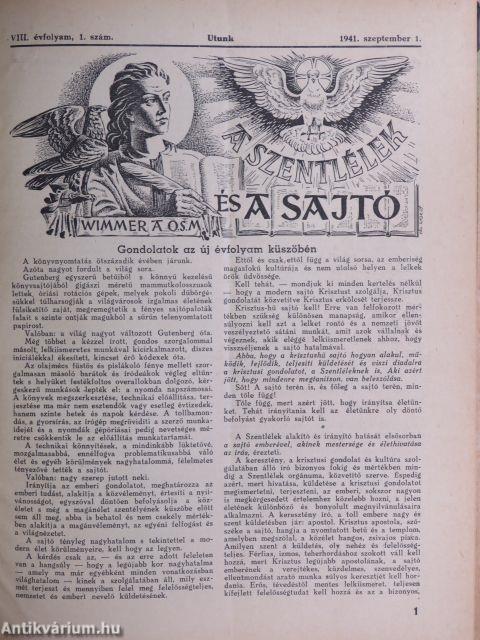 Utunk 1941. szeptember-1942. augusztus/1942. szeptember-1943. augusztus/1943-1944. (nem teljes évfolyam)