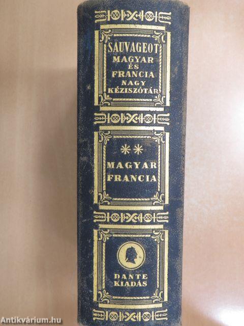 Francia-magyar és magyar-francia nagy kéziszótár II.