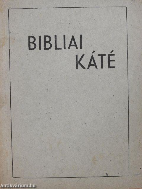 Bibliai káté