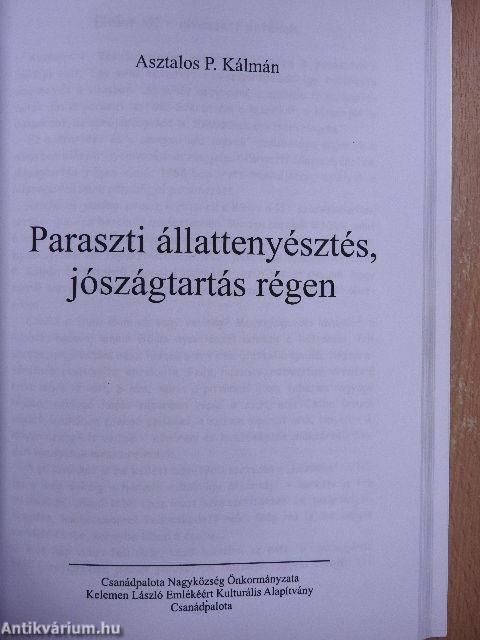 A bánat aratója/Paraszti állattenyésztés, jószágtartás régen